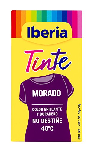 Iberia - Tinte Morado para ropa, 40°C
