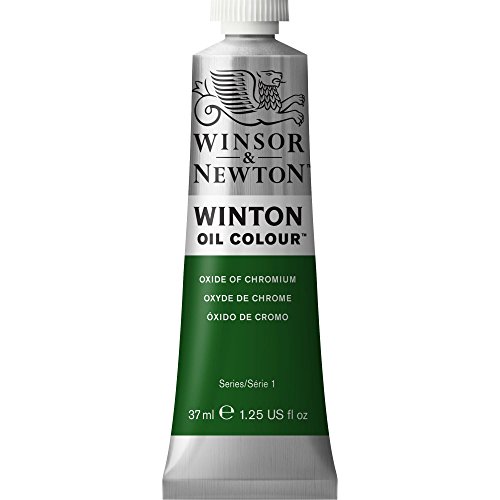 Winsor & Newton Winton - Tubo de Pintura al Óleo, 37 ML, Verde (Óxido de Cromo)