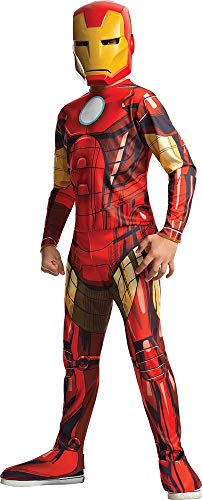 Rubies RUBIE'S Iron Man Disfraz, color rojo, L-7 à 8 ans-117 à 128 cm I-880607L