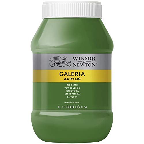 Winsor & Newton acrílico Galeria Bote de 1L - Verde de vejiga