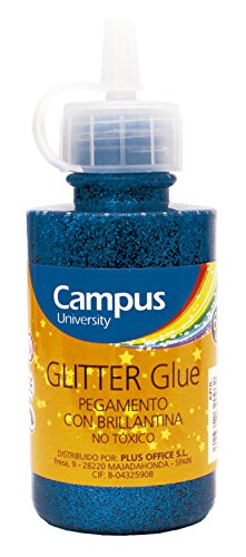 Pegamento con Purpurina Glitter Glue, 60g, Azul