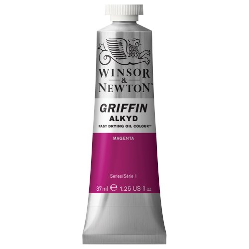 Winsor & Newton Griffin Alkyd - Tubo óleo de secado rápido, 37 ml, Magenta