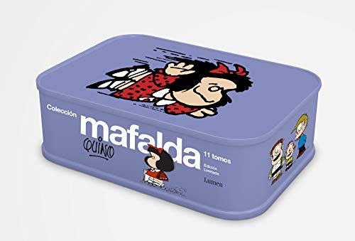 Colección Mafalda: 11 tomos en una lata (Color morado) (edición limitada) (Lumen Gráfica)