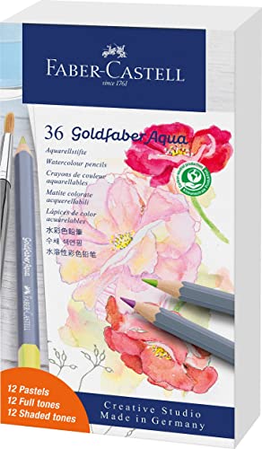 Faber-Castell - 114639. Juego regalo Goldfaber Aqua, 36 piezas