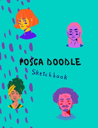 My art, my world, sketchbook: drawing and doodling, blank pages for your colorful doodles: for artists using markers