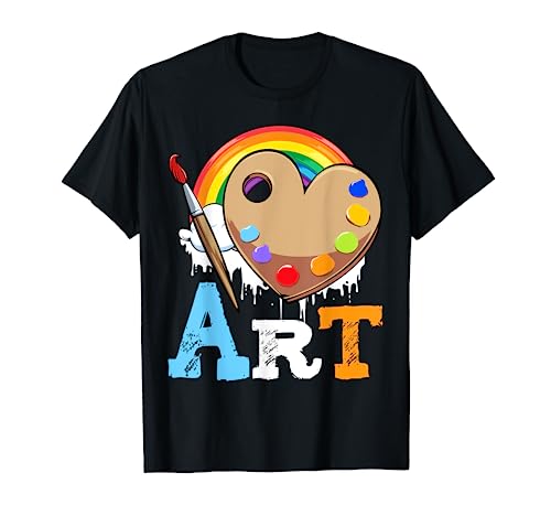 I Love Art Pintor Colorido Pintura Artesanía Regalo Camiseta
