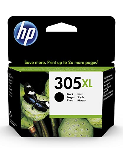 HP Cartucho de tinta original negro de alto rendimiento 305XL