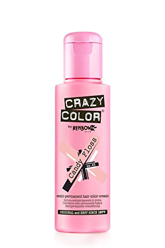 Crazy Color Candy Floss Nº 65 Crema Colorante del Cabello Semi-permanente