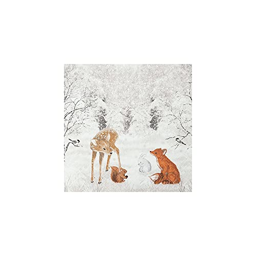 20 servilletas animales se reúnen en la nieve | liebre | zorro | ciervo | ardilla | invierno | Navidad | decoración de mesa | decoupage | decoupage | decoupage | decoupage | decoupage | decoupage |