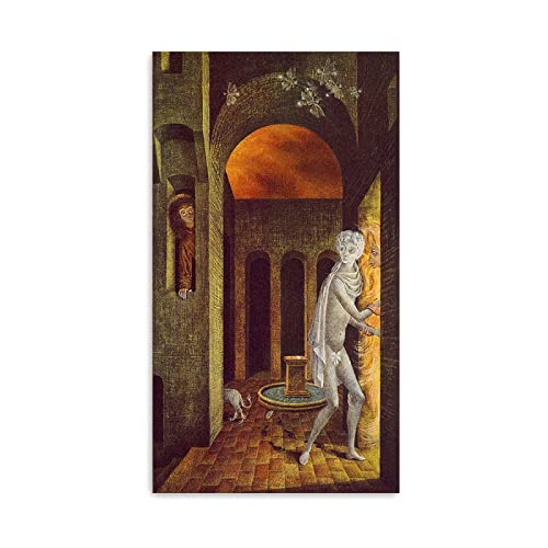 THREMA Surrealism Wall Art - Remedios Varo - Reproducción de pintura famosa sobre lienzo, póster e impresiones en lienzo, lienzo de arte abstracto para decoración del hogar, 30 x 50 cm, sin marco