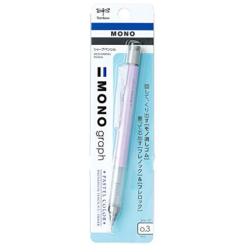 Tombow Mono Graph Mechanical Pencil Pastel Color | 0,3 mm | Lavender