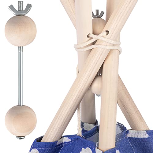 Nukido Tipi - Estabilizador para tienda de campaña, 122 x 3 cm, kit de herramientas para té, estabilizador Tipi, sistema de bloqueo para Tipi Tipi