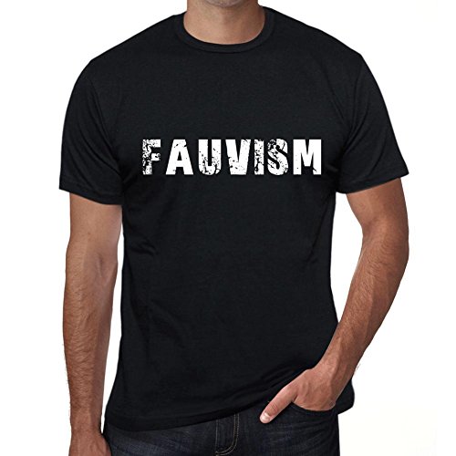 Hombre Camiseta Fauvismo – Fauvism – T-Shirt Vintage Manga Corta Regalo Original Cumpleaños Negro Profundo 3XL