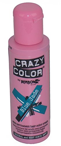 Crazy Color Blue Jade Nº 67 Crema Colorante del Cabello Semi-permanente