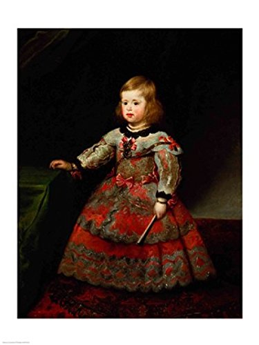 Diego Velazquez – La infanta Maria Margarita de Austria como hijo Artistica di Stampa (45,72 x 60,96 cm)