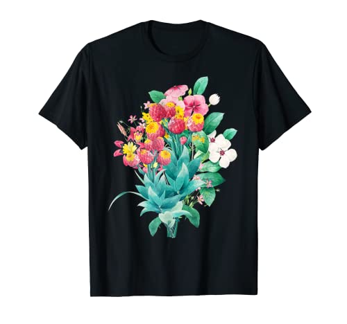 Collage del arte del ramo de flores Camiseta