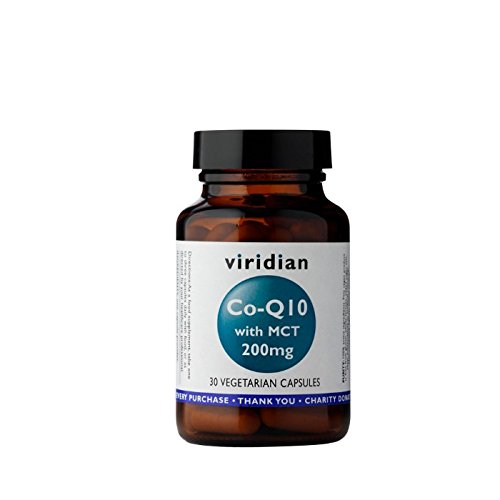 Viridian CoQ10 with MCT 200mg, 30 Vegi tapas