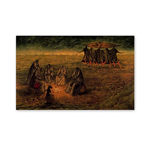 Decoracion Cuadro Lienzo-Remedios Varo(Robo de sustancia)-Reproducciones de Pinturas en Lienzo-Famoso Lienzo Arte de la Pared Carteles e Impresiones 50x80cm(20x31in)sin marco