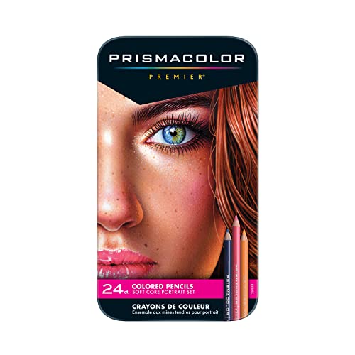 Sanford Lápices de Colores Prismacolor Premier Retratos, de Madera, 24 Unidades