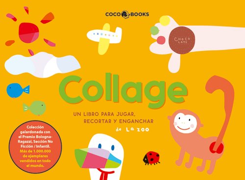 Collage, un libro para jugar, recortar y enganchar (INFANTIL)