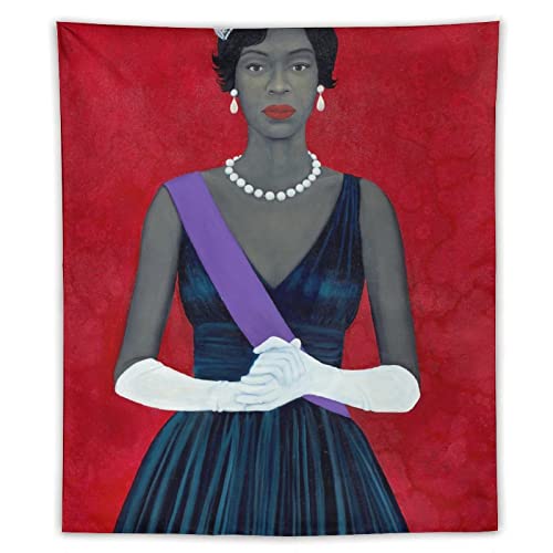 Amy Sherald - Póster de retrato de pintor americano con estampado artístico de poliéster, tapiz de pared para dormitorio, decoración del hogar, sala de regalo, estética, 50 x 60 pulgadas