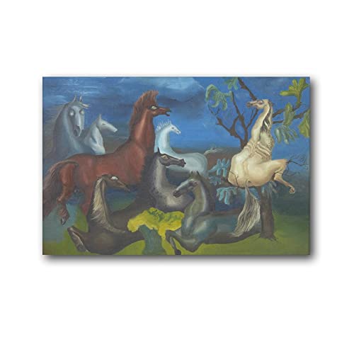 Póster de la pintora surrealista Leonora Carrington, obras de arte geniales para pared, impresiones en lienzo para colgar, 50 x 75 cm