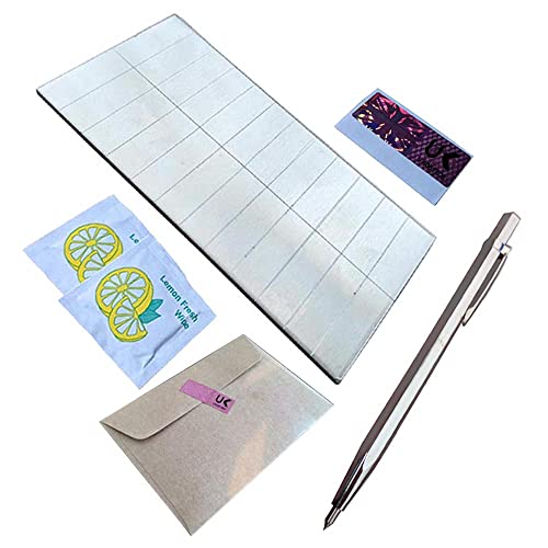 Mnemonic Seed Phrase Cartera de placa de aluminio Bitcoin Copia de seguridad y recuperación con aguafuerte Pen Hand Sketched