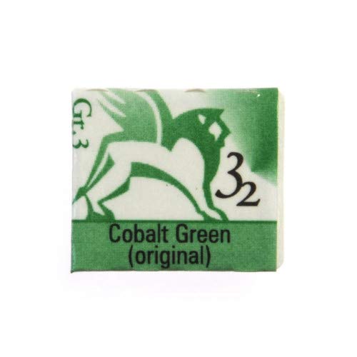 Acuarelas extrafinas a base de goma arábica y miel 1/2 GODETS verde cobalto 32