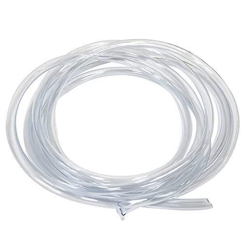 Norhogo Manguera flexible de PVC, tubo transparente de 10 metros manguera de goma de silicona transparente 4 mm (diámetro interior) x 6 mm (diámetro exterior)