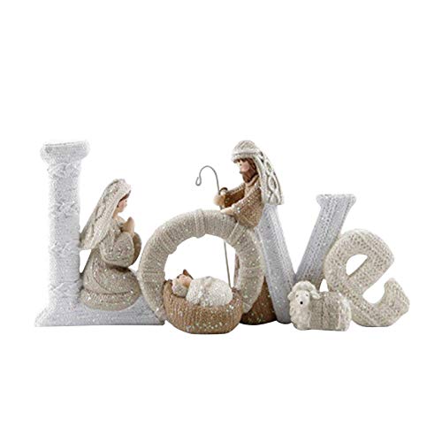 Nativity Set | Natividad Figuras Navidad - Belén De Navidad | Figuras Para Belenes De Navidad De Resina, Figuras Para Belenes Navideños Decoracion - Exquisita Decoración De Letras Inglesas