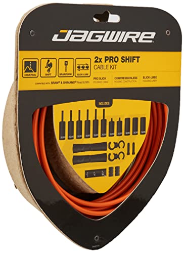 Jagwire PCK506 - Kit de cables y fundas para adulto, color naranja
