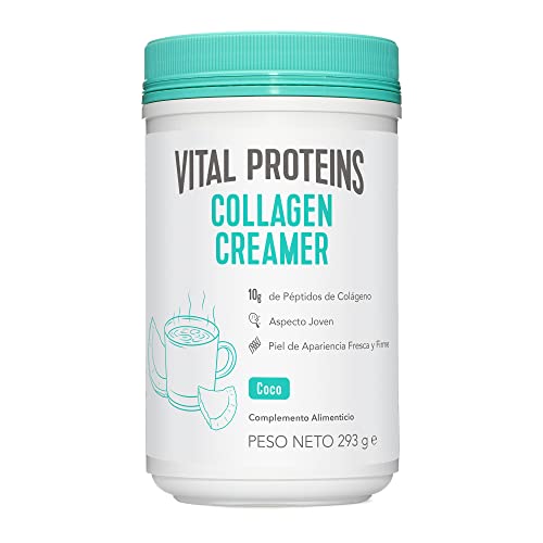 Vital Proteins Collagen Coffee Creamer, Suplemento de Péptidos de Colágeno - con MCTs que aumentan la energía - Coco 293g