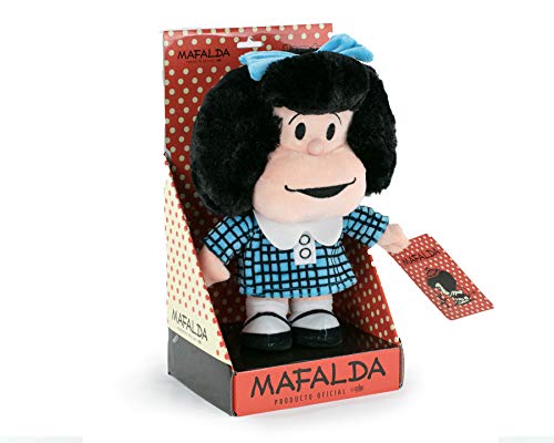 BARRADO Mafalda - Peluche Mafalda 27 Cm - Calidad Super Soft (Display, Azul)