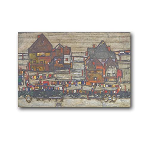 Póster de pintor expresionista austriaco Egon Schiele No 2580 para pared, póster de pintura, póster en lienzo, obras de arte de habitación, estética, 30 x 45 cm
