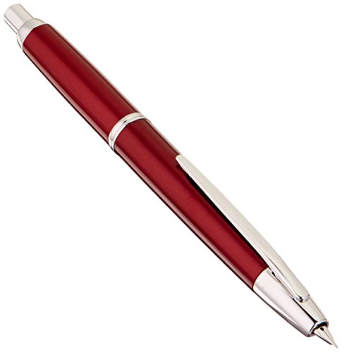 Pilot pluma estilográfica (capuchón Decimo, rojo cuerpo, M-NiB (fct-15sr-r-m)