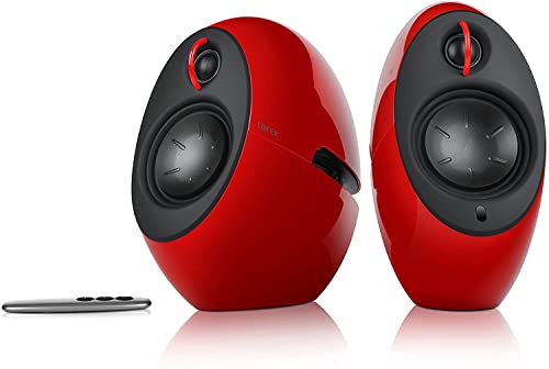 Edifier E25 Red - Sistema de Audio 2.0 con Bluetooth, Rojo
