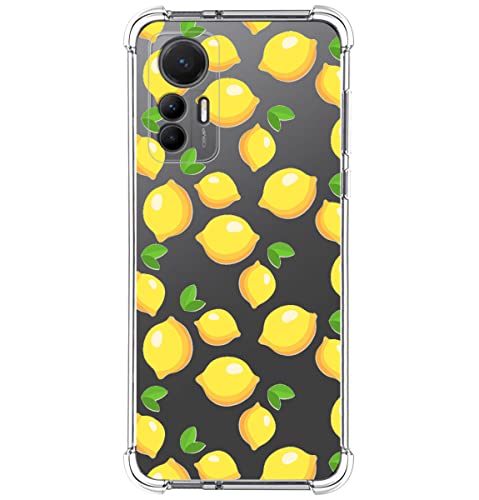 Tumundosmartphone Funda Silicona Antigolpes para Xiaomi 12 Lite 5G diseño Limones Dibujos