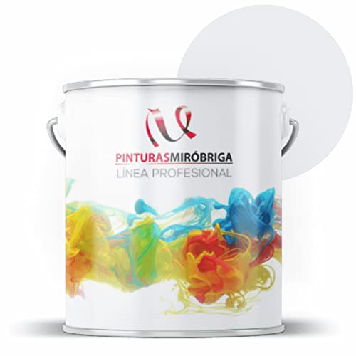 Pinturas Mirobriga Esmalte Antioxidante Color Aluminio Ral 9006, Secado Rapido, Directo sobre metal, proteccion de superficies de hierro y madera. Acabado Brillante. Envase de 4Lt.