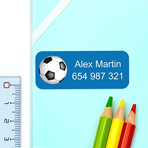 Etiquetas adhesivas Stikets® para marcar los libros, libretas, material escolar y todos los objetos de los niños (60)