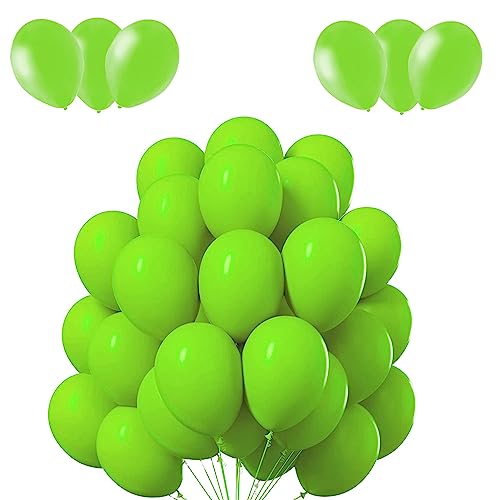 Globos Verde 100 pcs Globos de Látex 30cm 12 Pulgadas Pistacho Decohelium decoración de globos para Bodas, Fiestas de Cumpleaños y Decoración (verde pistacho)