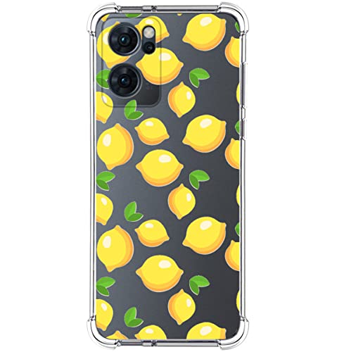 Funda Silicona Antigolpes para OPPO Reno 7 5G diseño Limones Dibujos