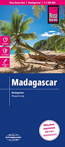 Madagascar, mapa de carreteras impermeable. Escala 1:1.200.000. Reise Know-How.: reiß- und wasserfest (world mapping project) (Madagascar (1:1.200.000))