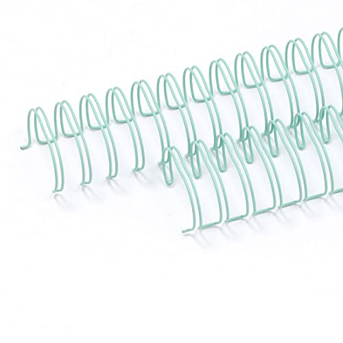 Craftelier - Kit de 2 Espirales de Anillas Dobles para Encuadernar Álbumes, Cuadernos, Agendas o Calendarios | Ideal para Proyectos de Scrapbooking y Manualidades | Ø 2,54 cm (1