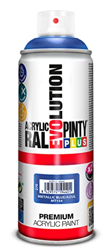 Pintura spray Acrílica EVOLUTION Metalizada 520cc Azul MT154