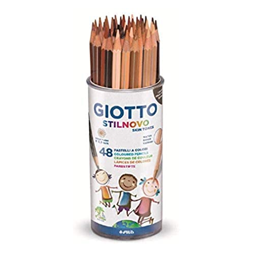 Giotto Lápices de Color Piel Stilnovo Skin Tones Bote 48 Uds.