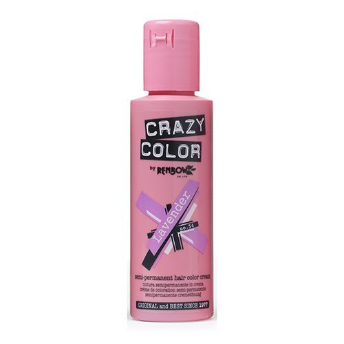 Crazy Color Lavender Nº 54 Crema Colorante del Cabello Semi-permanente