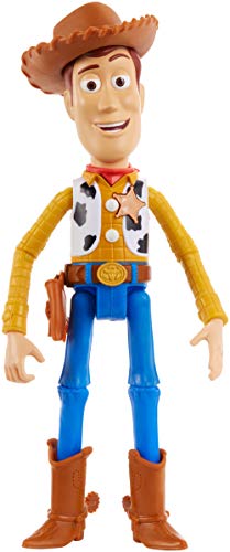 Mattel- Disney Toy Story 4-Figura con Voces y Sonidos Woody, Juguetes niños +3 años GGT31, Multicolor