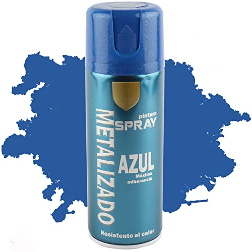 H HANSEL HOME Pintura Spray Azul Metalizado 400 Ml