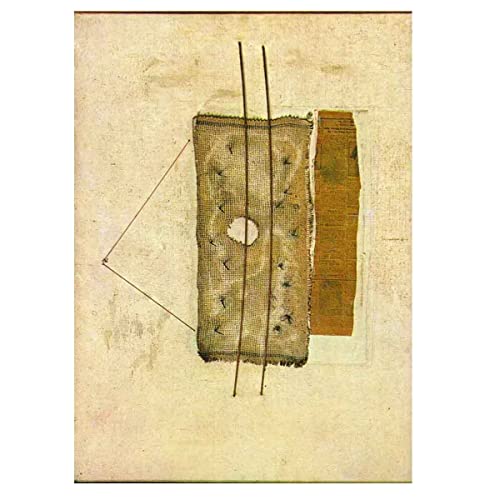 CJJYW Imprimir en Lienzo-Pablo Picasso Impresión Pintura póster Reproducción Decor de Pared Impresión Obras de Arte Pinturas《Guitarra》(60x85cm,23.5x33.5in-Sin Marco)