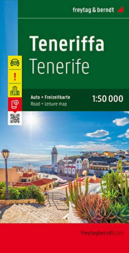 Tenerife, mapa de carreteras. Escala 1:50.000. Freytag & Berndt.: Toeristische wegenkaart 1:50 000: AK 0523 (Auto karte)
